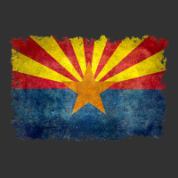 Arizona Flag In Grungy Style Raglan Baseball Tee Urban Heavy Tee | Teevron