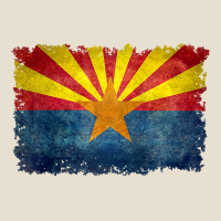 Arizona Flag In Grungy Style Raglan Baseball Tee Urban Heavy Tee | Teevron