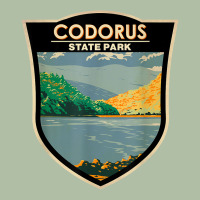 Codorus State Park Pennsylvania Badge Vintage Urban Heavy Tee | Teevron