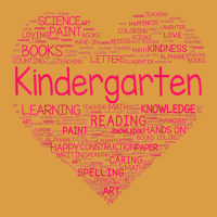 Cute Love Heart Kindergarten Teacher Valentines Day Womens Urban Heavy Tee | Teevron