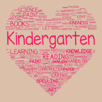 Cute Love Heart Kindergarten Teacher Valentines Day Womens Urban Heavy Tee | Teevron