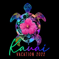Kauai Hawaii Vacation 2022 Sea Turtle Flower Tropical T Shirt Urban Heavy Tee | Teevron