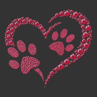 funny valentine day gift t  shirt paw print heart dog cat owner lover | Teevron
