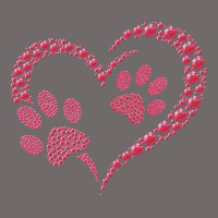 Funny Valentine Day Gift T  Shirt Paw Print Heart Dog Cat Owner Lover Urban Heavy Tee | Teevron
