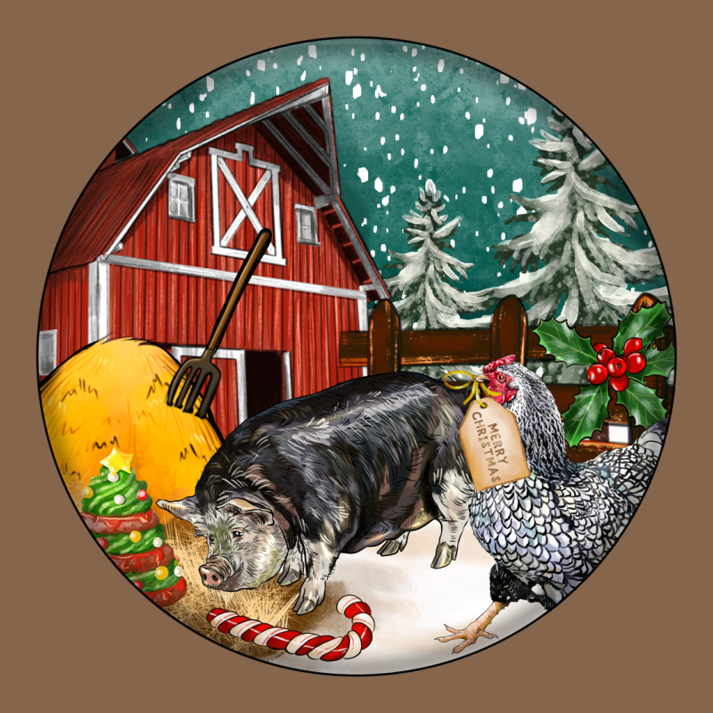 Christmas On The Farm Premium Tee by FaDigitalArtStudio | Teevron