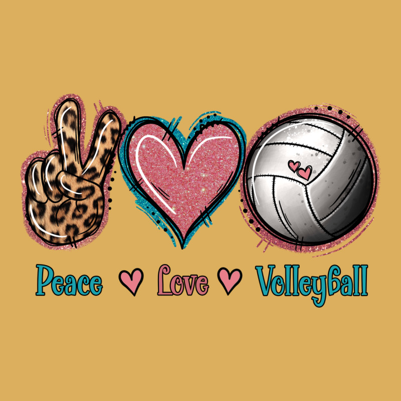 Peace Love Volleyball Premium Hoodie by Jasminsmagicworld | Teevron