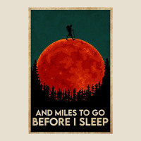 Hiking And Miles To Go Before I Sleep Urban Heavy Tee | Teevron