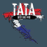 Mens Tata Croatian Father Croatia Bester Papa Father's Day Urban Heavy Tee | Teevron