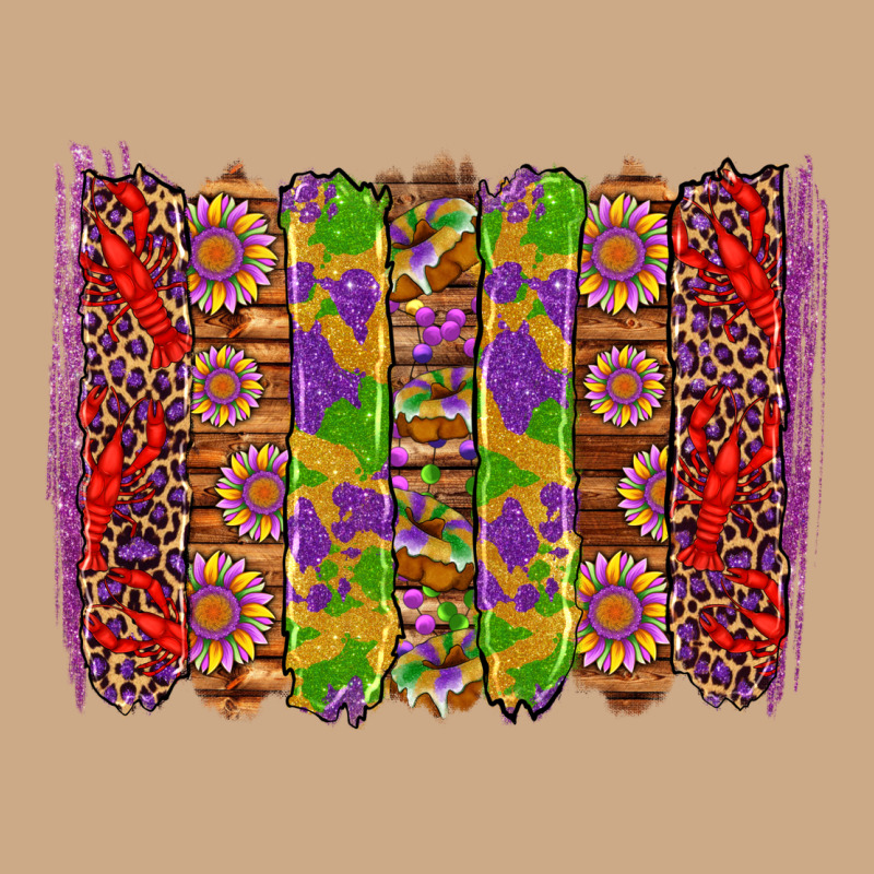 Mardi Gras Crawfish Brushstrokes Vintage Hoodie by Artiststas | Teevron