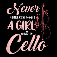 Never Underestimate A Girl With A Cello Urban Heavy Tee | Teevron
