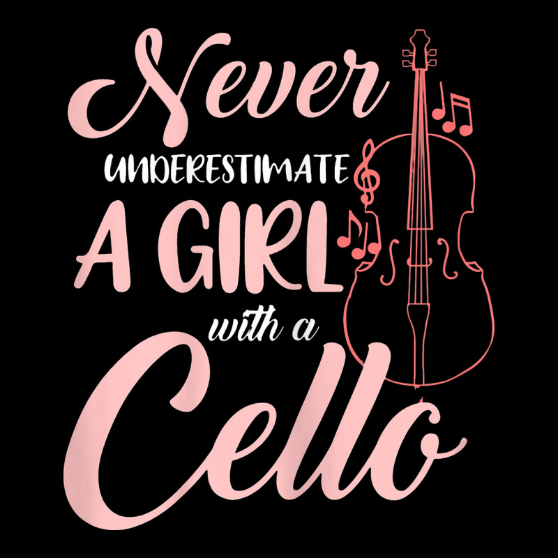 Never Underestimate A Girl With A Cello Urban Heavy Tee by linhVisuals | Teevron