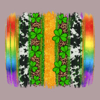 St Patricks Day Rainbow Brushstroke Vintage Hoodie | Teevron