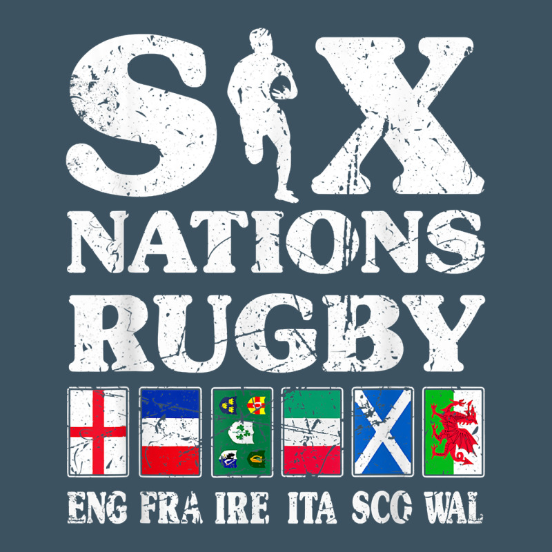 Rugby 6 Nations England France Ireland Italy Scotland Wales T Shirt Urban Heavy Tee by linhVisuals | Teevron