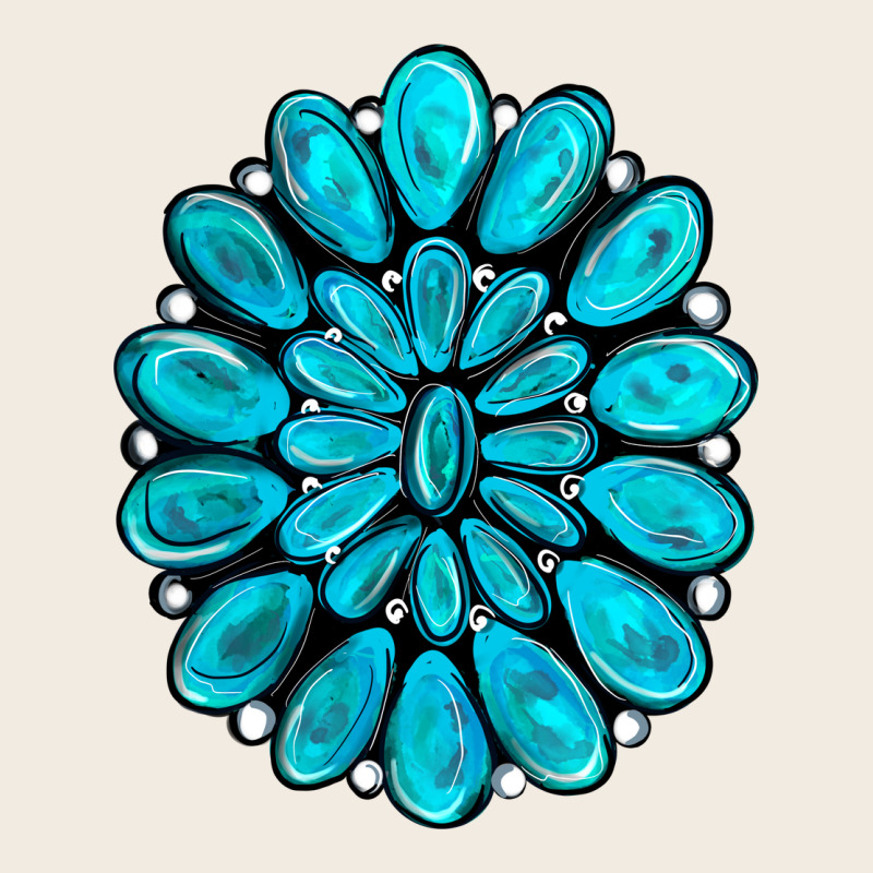 Turquoise Gemstone Jewelny Premium Sweatshirt by RanaPortraitStore | Teevron