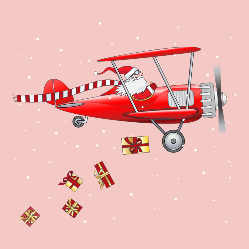 Christmas Santa Claus Pilot Flying Airplane Gift Tee Urban Heavy Tee by linhVisuals | Teevron