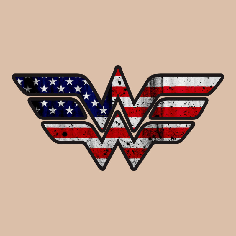 Wonder Woman American Flag Urban Heavy Tee by linhVisuals | Teevron