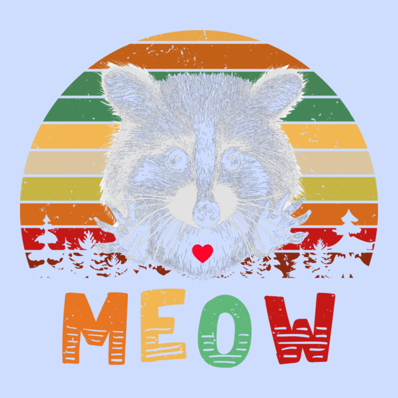 Funny Vintage Raccoon Meow Raccoon Lovers Urban Heavy Tee by linhVisuals | Teevron