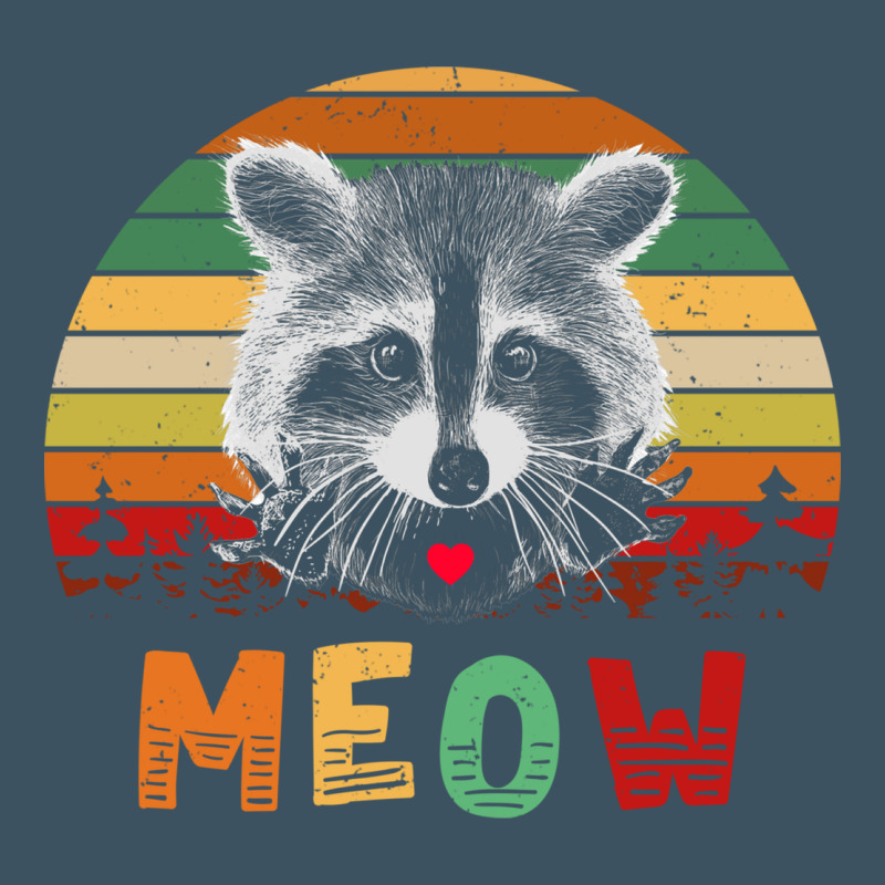 Funny Vintage Raccoon Meow Raccoon Lovers Urban Heavy Tee by linhVisuals | Teevron