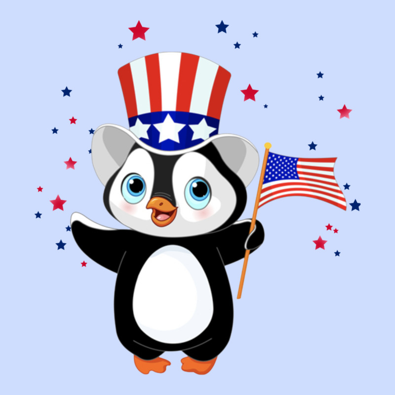 Penguin American 4th Of July Penguin American Flag Urban Heavy Tee by linhVisuals | Teevron