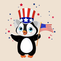 Penguin American 4th Of July Penguin American Flag Urban Heavy Tee | Teevron