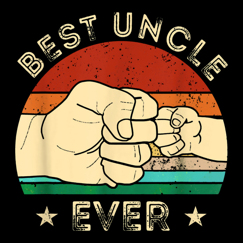 Vintage Best Uncle Ever Fist Bump Funny Uncle Fathers Day Urban Heavy Tee by linhVisuals | Teevron