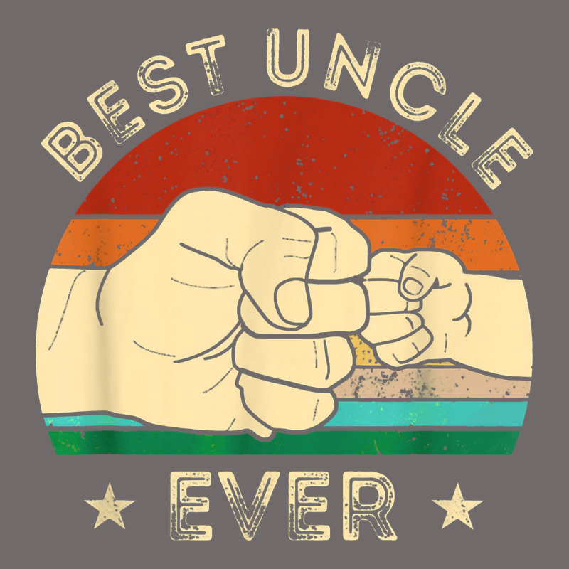 Vintage Best Uncle Ever Fist Bump Funny Uncle Fathers Day Urban Heavy Tee by linhVisuals | Teevron