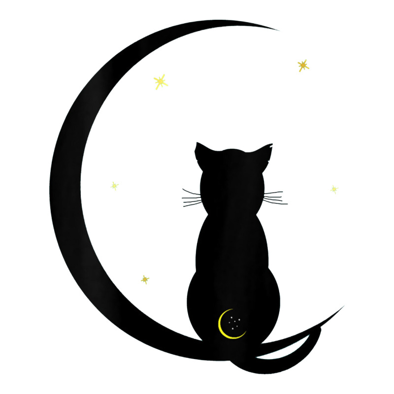 Womens Double Moon Cat Urban Heavy Tee by linhVisuals | Teevron