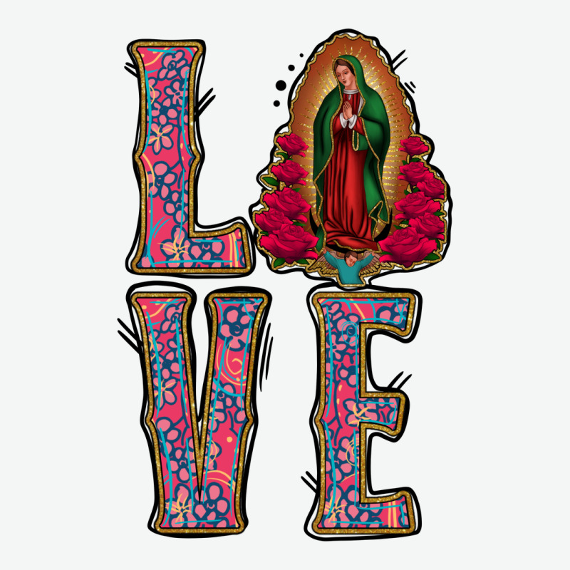 Love Lady Of Guadalupe Urban Heavy Tee by Jasminsmagicworld | Teevron