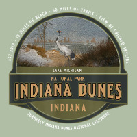Indiana Dunes National Park Lake Michigan Beach Trails T Shirt Urban Heavy Tee | Teevron