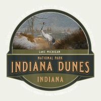 Indiana Dunes National Park Lake Michigan Beach Trails T Shirt Urban Heavy Tee | Teevron
