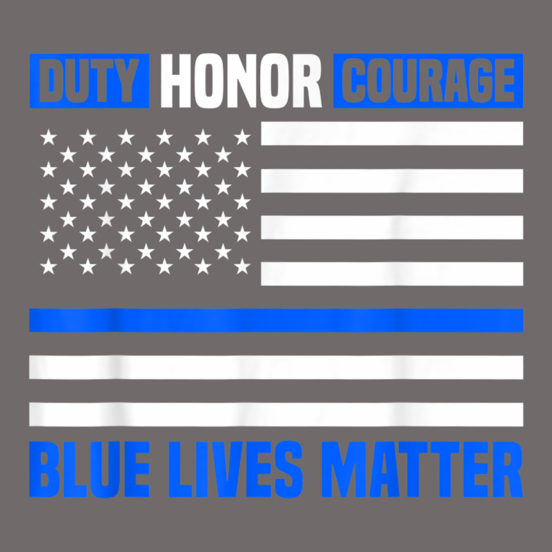 Blue Lives Matter For Police Officer Urban Heavy Tee by linhVisuals | Teevron