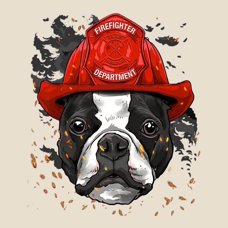 Boston Terrier Firefighter Boston Terrier Dog Lover Premium Urban Heavy Tee by linhVisuals | Teevron