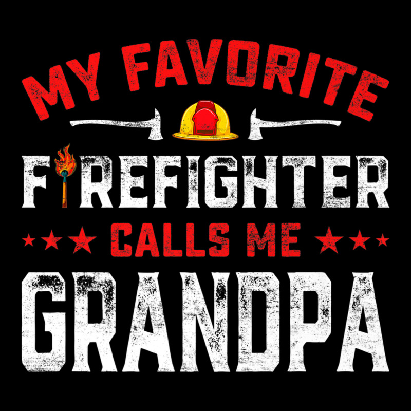 Mens Father's Day My Favorite Firefighter Calls Me Grandpa Premium Urban Heavy Tee by linhVisuals | Teevron