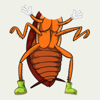 Cool Easy Cockroach Insect Halloween Urban Heavy Tee | Teevron