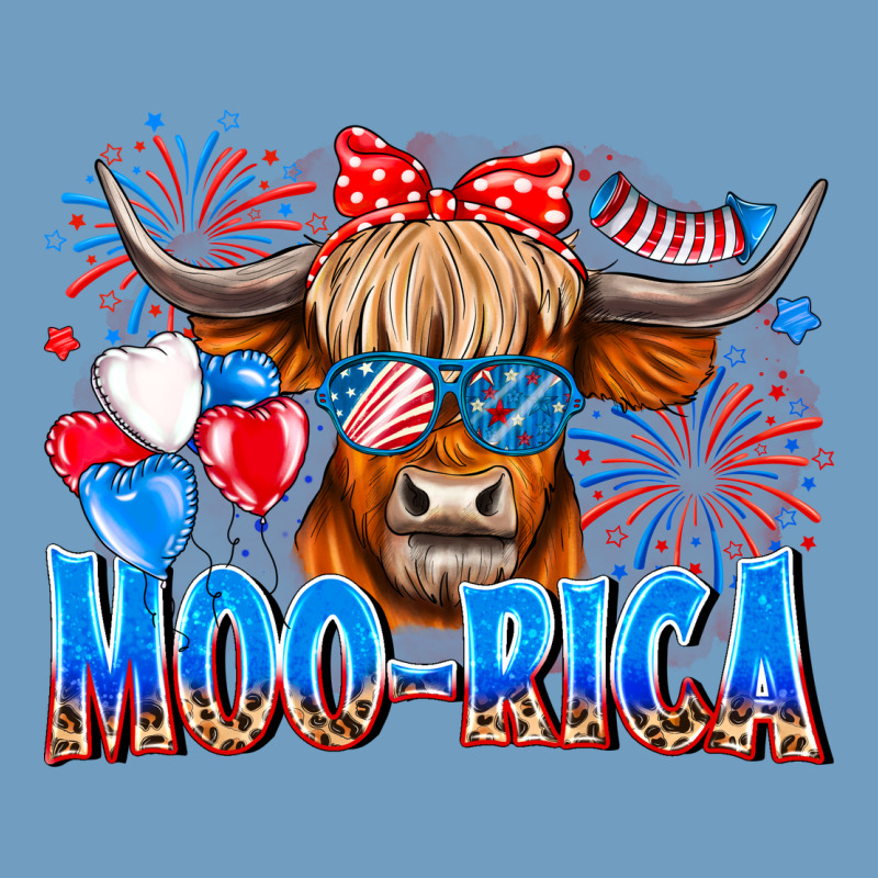 Moo Rica Urban Heavy Tee by CowhideDigitalArt | Teevron
