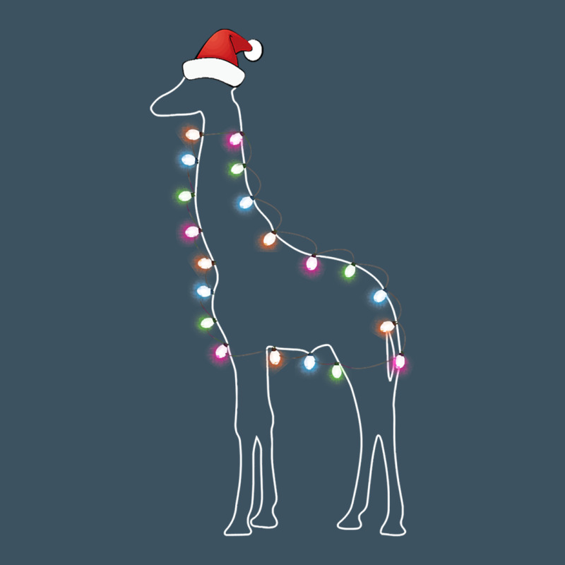 Santa Giraffe Christmas Color Led Urban Heavy Tee by linhVisuals | Teevron