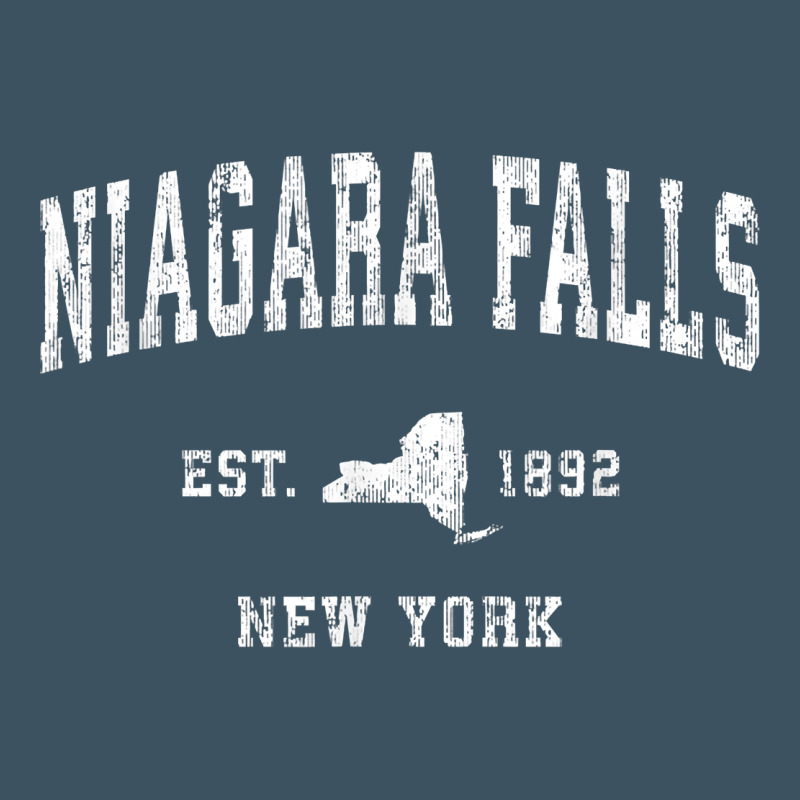 Niagara Falls New York Ny Vintage Athletic Sports Design T Shirt Urban Heavy Tee by linhVisuals | Teevron