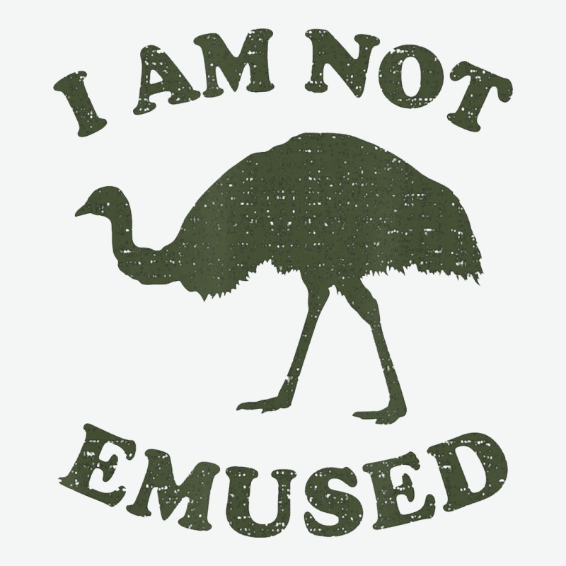 Funny Not Emu Sed Emu   Not Amused Ostrich Bird Urban Heavy Tee by linhVisuals | Teevron