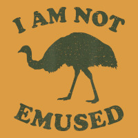 Funny Not Emu Sed Emu   Not Amused Ostrich Bird Urban Heavy Tee | Teevron