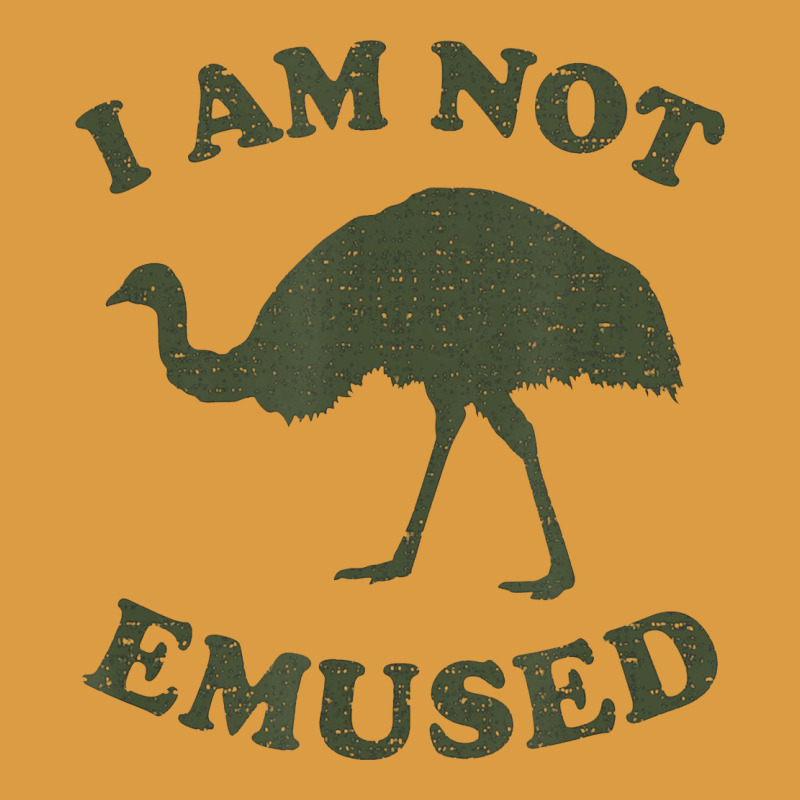 Funny Not Emu Sed Emu   Not Amused Ostrich Bird Urban Heavy Tee by linhVisuals | Teevron