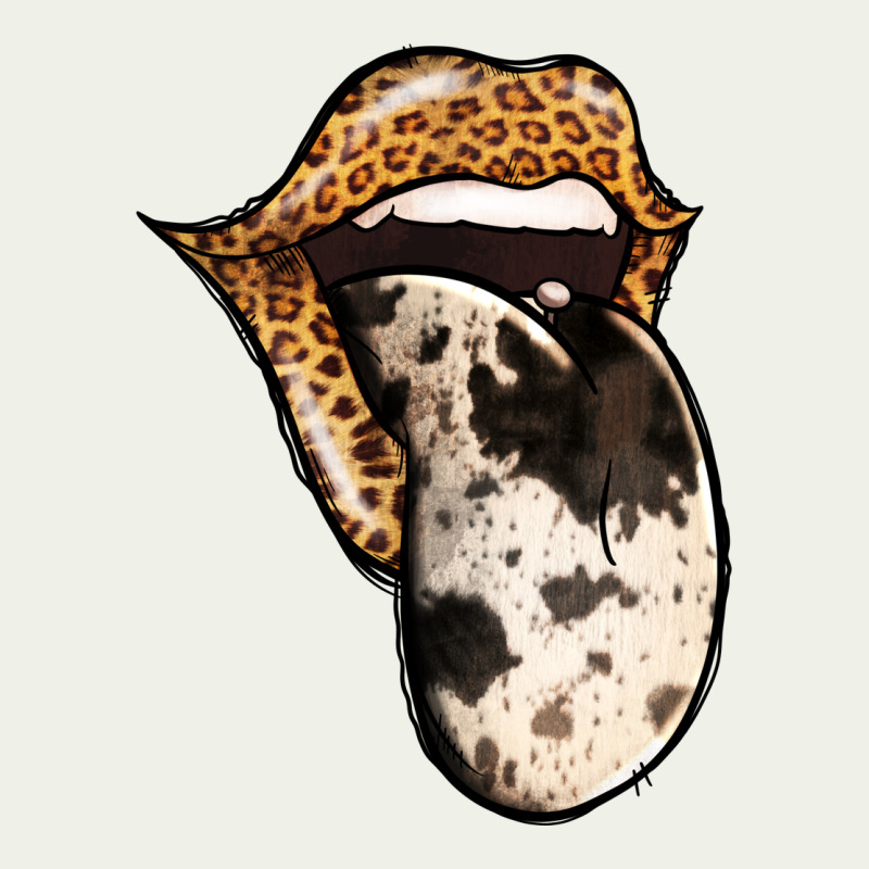 Western Leopard Cowhide Tongue Urban Heavy Tee by Jasminsmagicworld | Teevron