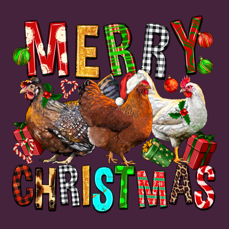 Merry Christmas Chickens Premium Tee by FaDigitalArtStudio | Teevron