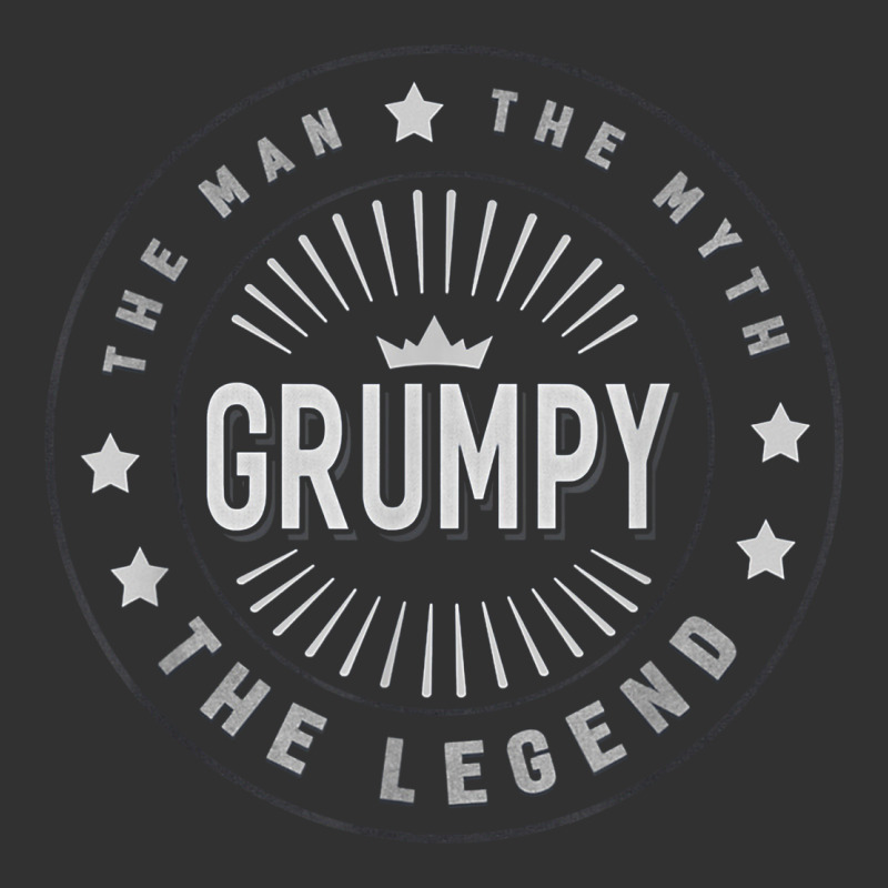 Graphic 365 Grumpy The Legend Men Funny Gift Urban Heavy Tee by linhVisuals | Teevron