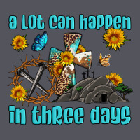 Easter A Lot Can Happen In Three Days Western Sunflowers Vintage Hoodie | Teevron