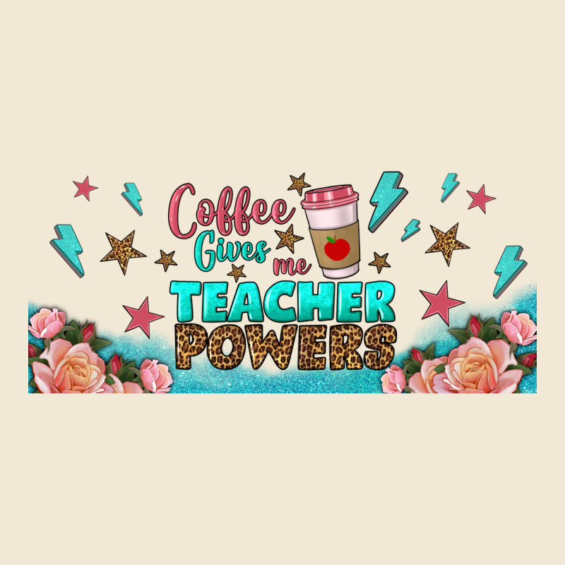 Coffe Gives Me Teacher Powers Libbey Glass Premium Tee by BundleAndBundleShop | Teevron