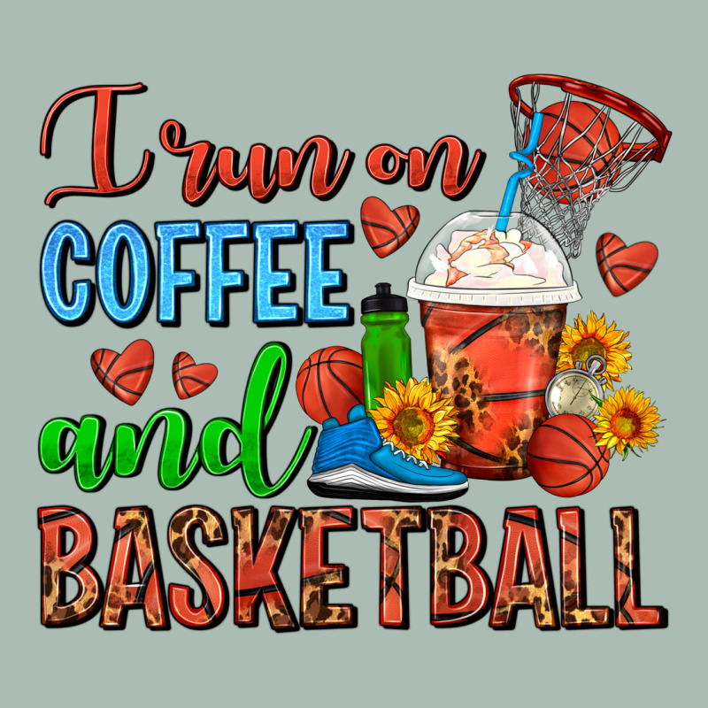 I Run On Coffee And Basketball Frappe Classic Tee by FaDigitalArtStudio | Teevron