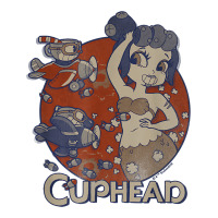 cuphead cala maria airplane attack t shirt | Teevron