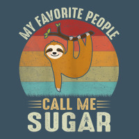 Womens My Favorite People Call Me Sugar Cute Sloth Lover Grandma Urban Heavy Tee | Teevron