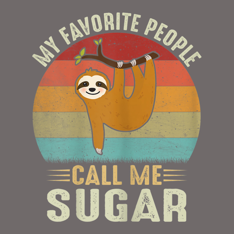 Womens My Favorite People Call Me Sugar Cute Sloth Lover Grandma Urban Heavy Tee by linhVisuals | Teevron