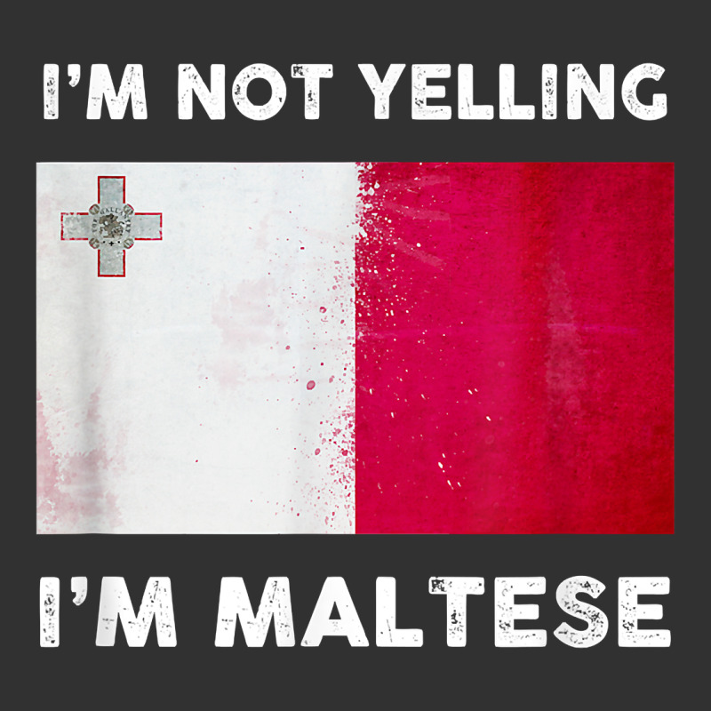I'm Not Yelling I'm Maltese Shirt  Malta Flag T Shirt Urban Heavy Tee by linhVisuals | Teevron